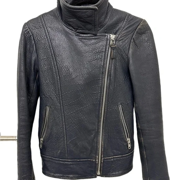 Mackage leather biker jacket - Picture 3 of 9